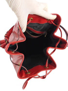 Louis Vuitton Vintage 1990 Red Epi Leather Noe GM Bucket Bag