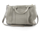 Alexander Wang Oyster Grey Grained Leather Gold Stud Rocco Satchel Bag