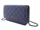 Chanel Navy Blue 2.55 Reissue Aged Calfskin Wallet on Chain Bag