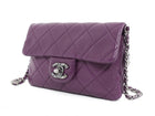 Chanel Purple Mineral Nights Quilted Lambskin Mini Flap Bag