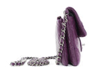Chanel Purple Mineral Nights Quilted Lambskin Mini Flap Bag