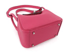 Hermes Pink Mini Lindy Clemence Rose Shocking PHW Mini