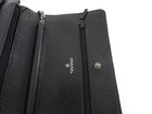 Chanel Black Caviar Leather CC Classic Wallet on Chain SHW
