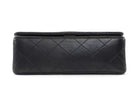 Chanel Vintage 1989 Black Quilted Leather Mini Full Flap Bag