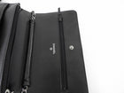 Chanel Black Lambskin Leather CC Classic Wallet on Chain SHW
