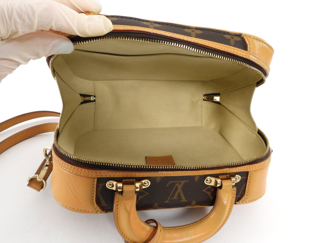 Louis Vuitton Brown Monogram Valisette PM Trunk Bag