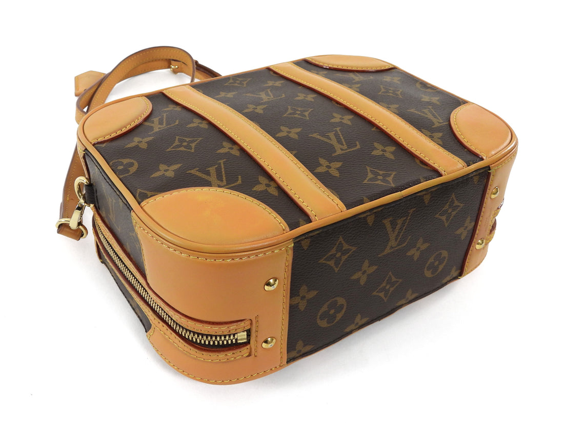 Louis Vuitton Brown Monogram Valisette PM Trunk Bag