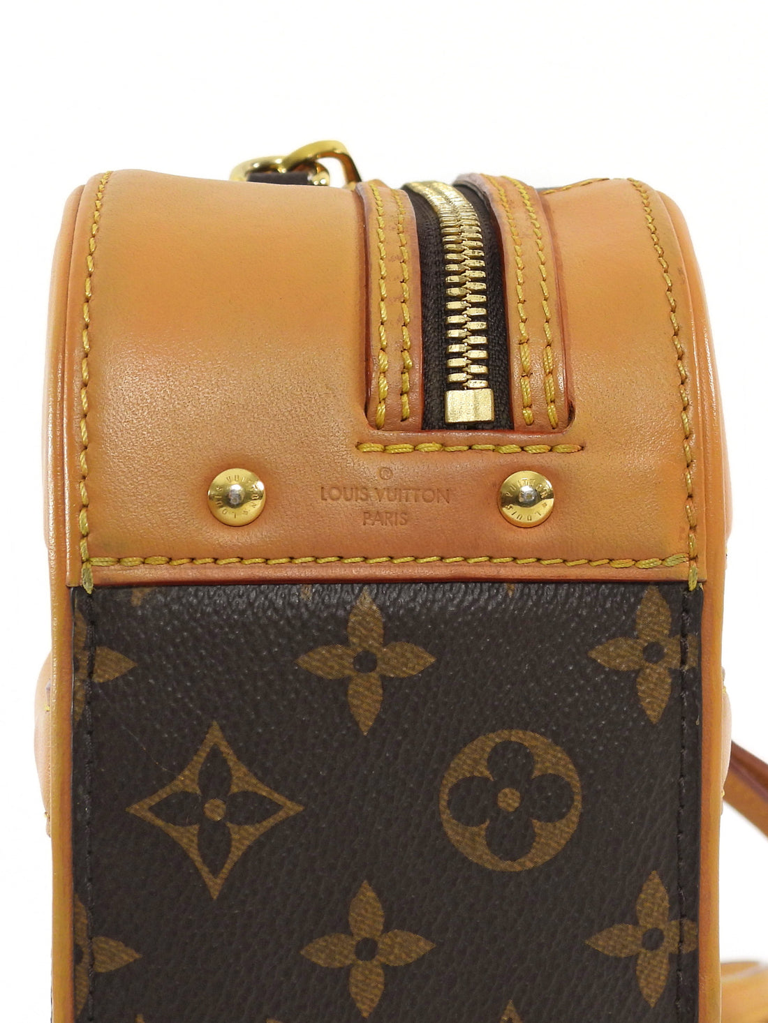 Louis Vuitton Brown Monogram Valisette PM Trunk Bag