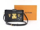 Louis Vuitton Black Louis Vuitton Black Epi Leather Petite Malle Trunk Box Bag