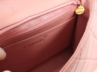 Chanel Vintage 1996 Pink Quilted Leather Medium Envelope Chain Flap Bag
