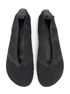Bottega Veneta Black Atomic Ballet Polyester Mesh Flats - 40