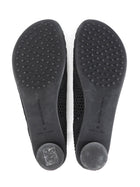 Bottega Veneta Black Atomic Ballet Polyester Mesh Flats - 40
