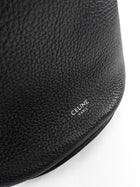 Celine Black Supple Grained Calfskin Big Bag Nano Bucket Bag