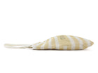 Miu Miu Beige White Woven Stripe Linen Logo Shoulder Tote Bag with Pouch