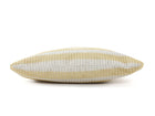 Miu Miu Beige White Woven Stripe Linen Logo Shoulder Tote Bag with Pouch