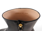 Gucci Blondie Leather Medallion Ankle Boots Black - 39.5
