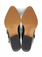 Chloe Black Rylee Buckle Suede Leather Ankle Boots - 36.5 (runs small)