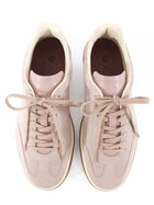 Loro Piana Pink Suede Tennis Walk Sneaker - 40