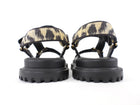 Dior D-Wave Leopard Canvas Sandal - 39