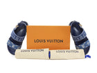 Louis Vuitton Blue Denim LV Monogram Paseo Flat Sandal - 38 (fits 7.5)