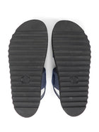 Louis Vuitton Blue Denim LV Monogram Paseo Flat Sandal - 38 (fits 7.5)