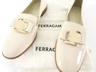 Ferragamo New Vera Patent Leather Loafer Beige - 9.5