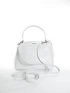 Balenciaga White Leather Mini Rodeo Two Way Top Handle Bag