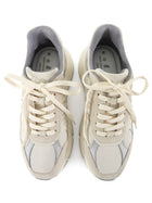 Hogan Hi-Fi Beige and Grey Suede & Mesh Sneaker - 36.5