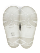 Jil Sander Grey Leather Buckled Stacked Platform Slide Sandals - 39