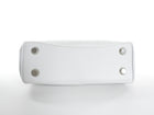 Balenciaga White Leather Mini Rodeo Two Way Top Handle Bag