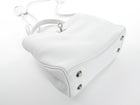 Balenciaga White Leather Mini Rodeo Two Way Top Handle Bag