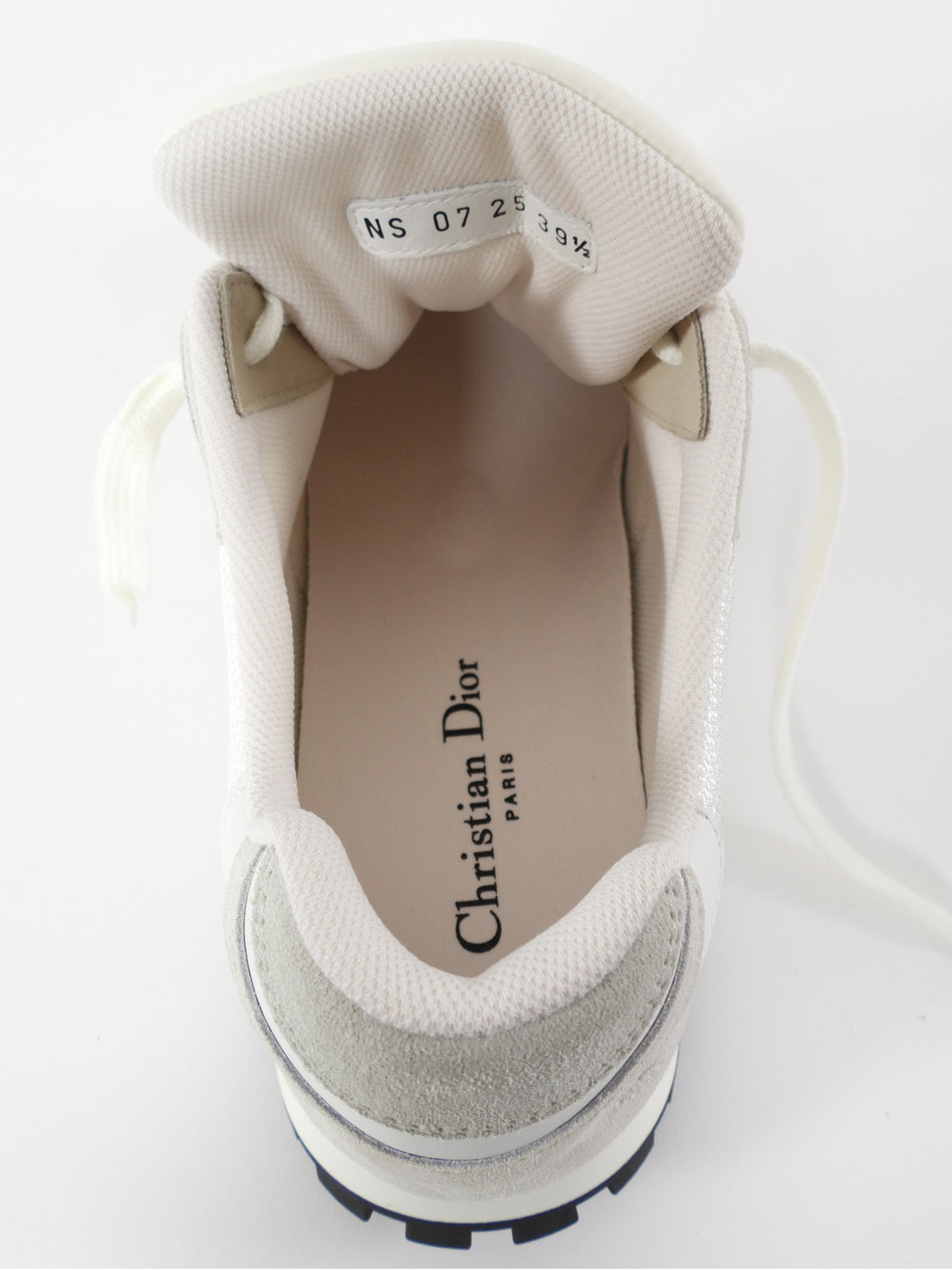 Dior C'est Dior Technical Mesh Suede Sneaker Grey & White - 39.5