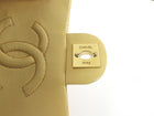 Chanel Vintage 2004 Beige Mini Square Classic Flap Bag GHW