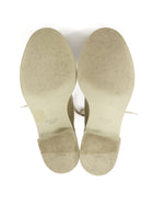 Prada Brushed Leather and Re-Nylon Ankle Boot Desert Beige - 39