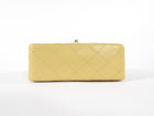 Chanel Vintage 2004 Beige Mini Square Classic Flap Bag GHW