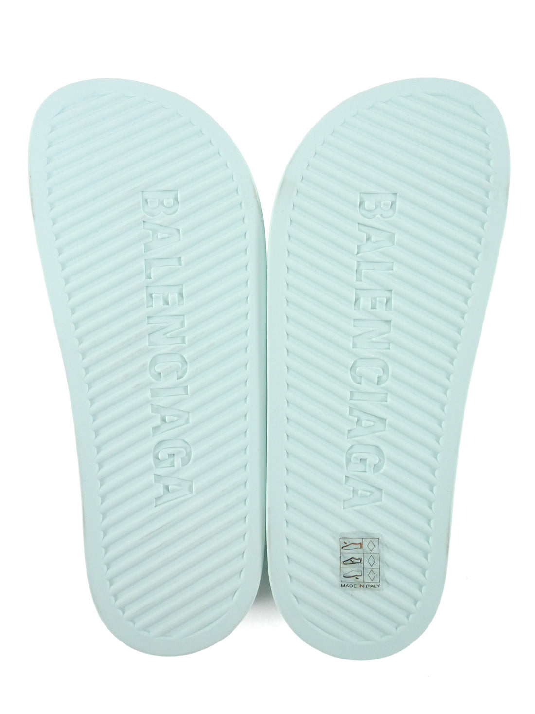 Balenciaga Chunky Platform Slide Aqua - 40