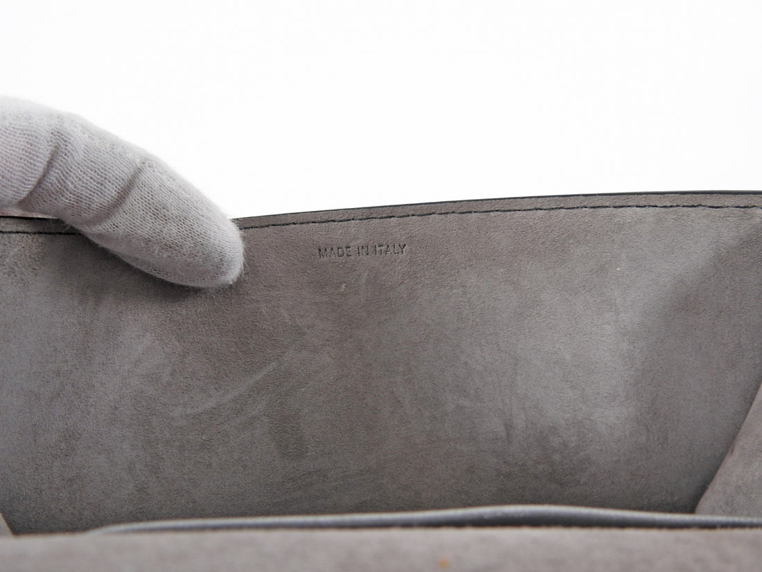Christian Dior Metallic Silver Calfskin J'ADIOR Leather Wallet on Chain