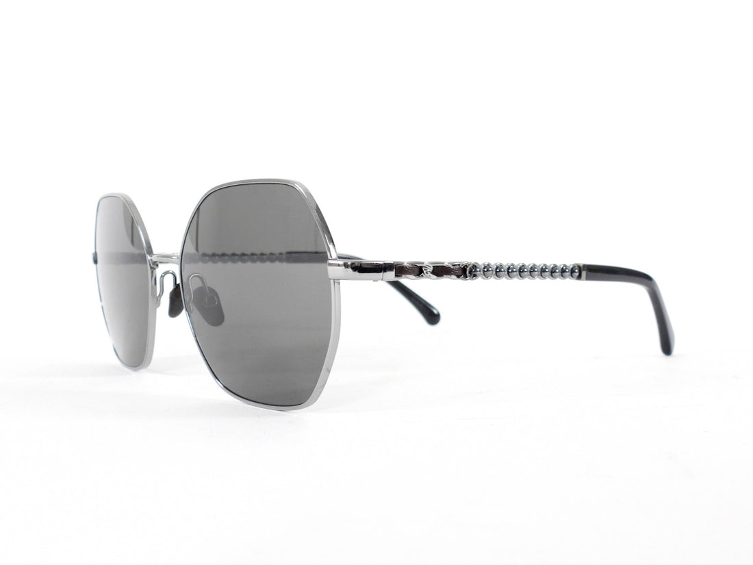 Chanel 4281Q Chain Sunglasses Gunmetal