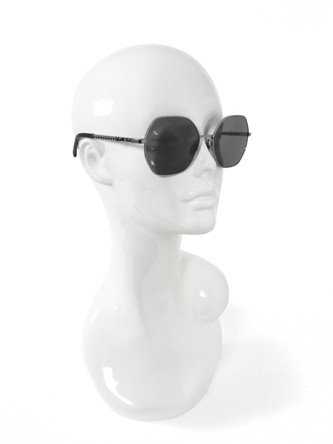 Chanel 4281Q Chain Sunglasses Gunmetal