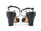 Gucci Double G T-Bar Leather Pumps Black - 39.5