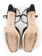 Gucci Double G T-Bar Leather Pumps Black - 39.5