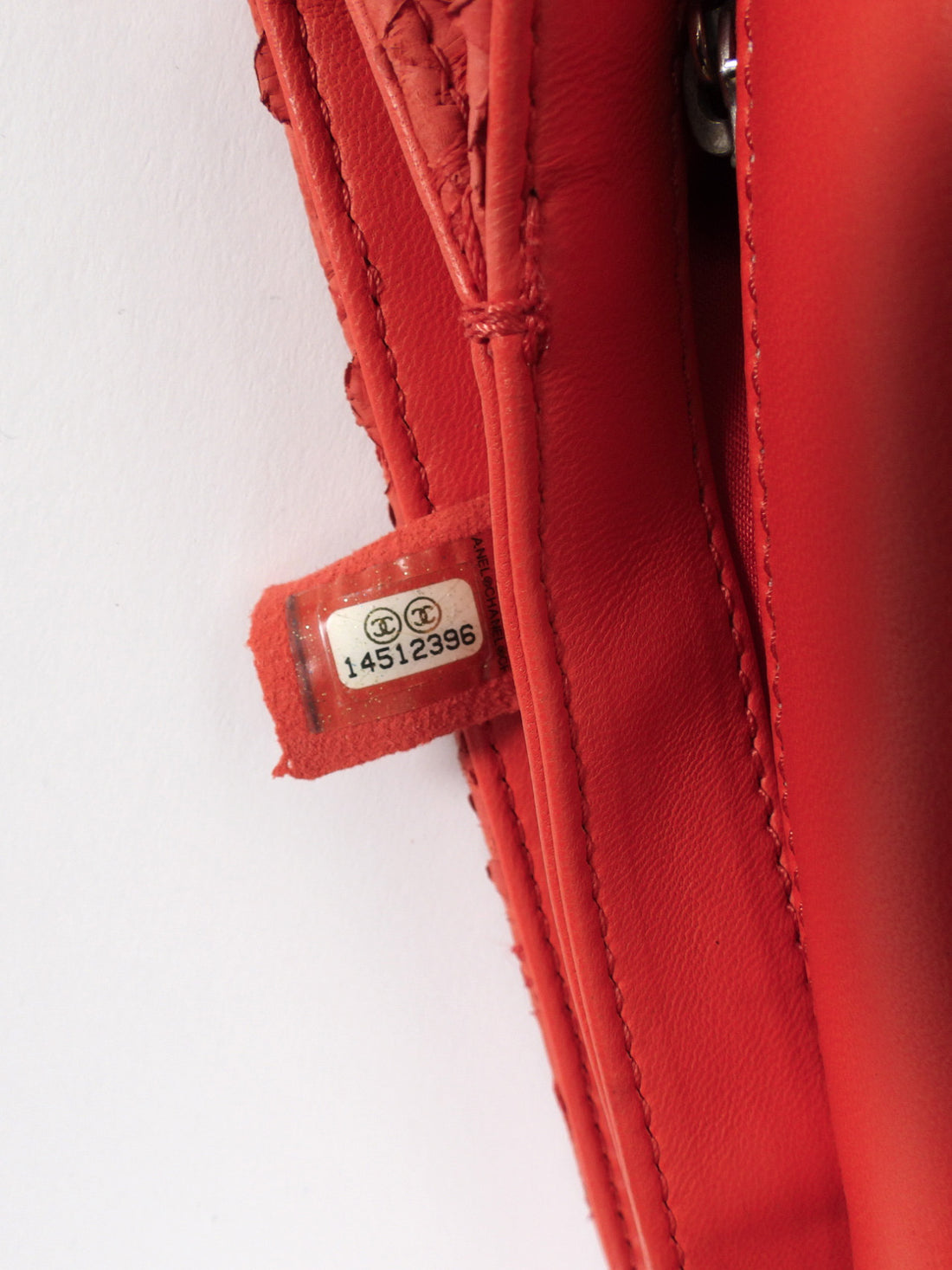 Chanel Red Python Medium Ultimate Stitch Flap Bag