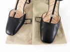Gucci Double G T-Bar Leather Pumps Black - 39.5