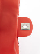 Chanel Red Python Medium Ultimate Stitch Flap Bag