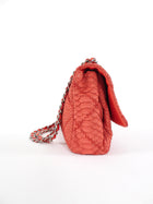 Chanel Red Python Medium Ultimate Stitch Flap Bag