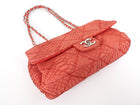 Chanel Red Python Medium Ultimate Stitch Flap Bag