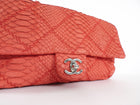 Chanel Red Python Medium Ultimate Stitch Flap Bag