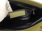Balenciaga Khaki Leather Le Dix Two Way Handbag