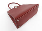 Hermès Vintage 2001 Rouge H Box Calf Leather Dalvy Top Handle Bag
