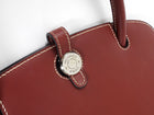 Hermès Vintage 2001 Rouge H Box Calf Leather Dalvy Top Handle Bag